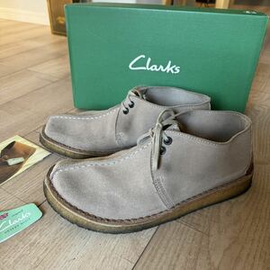 Clarks イングランド製 クラークス デザートトレック TREK 7.5 41.5 ベージュ スウェード