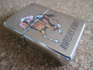 ZIPPO 『Marvelous Sunday マーベラスサンデー 限定品』1998年3月製造 宝塚記念 JRA賞最優秀5歳以上牡馬 オイルライター ジッポ 廃版激レア