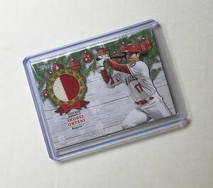 大谷翔平 2022 Topps Holiday #WRC-SHO トップス Jersey Patch Relic ジャージ パッチ エンジェルス Angels Ohtani