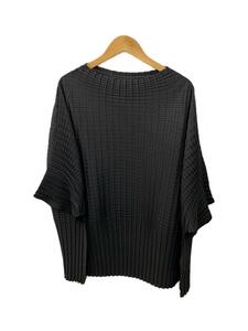 PLEATS PLEASE ISSEY MIYAKE◆カットソー/3/ポリエステル/BLK