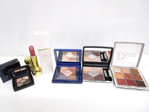 [即日発送] Dior コスメ 6点まとめ サテン UVベース/Diorific/5 COULEURS/バックステージ 日焼け止め乳液/アイシャドウ/口紅/リップ 331