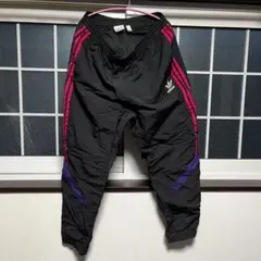 古着　adidas トラックパンツ　ナイロン　2XO