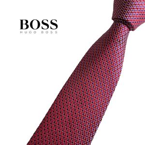 HUGO BOSS ネクタイ ナロータイ ドット柄 小紋柄 ヒューゴボス USED 中古 m595