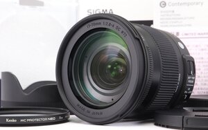 【 極美品 | 動作保証 】 SIGMA Contemporary 17-70mm F2.8-4 DC MACRO OS HSM 【 プロテクター 追加付属 | Nikon Fマウント用 】