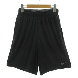 ナイキ NIKE ドライフィット フライ ショート 519505-010 パンツ ロゴプリント ウエストゴム ストレッチ ブラック 黒 M メンズ