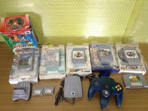 Nintendo N64 controller 6games tested 任天堂 N64 コントローラー1台 ゲーム6本 動作確認済 D925