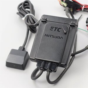 ♪ETC バイク/二輪用 ミツバ アンテナ分離型 MSC-BE31 中古品 (Y0306A06)TT250R/4GY 取り外し