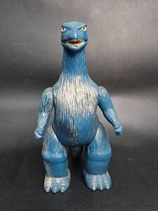 当時物 マルサン ゴジラ 左足裏刻印あり ソフビ 怪獣 marusan sofubi