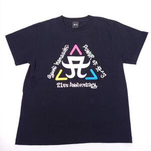 S 浜崎あゆみ 21th ANNIVERSARY Tシャツ ブラック 半袖 リユース ultralto ts2313