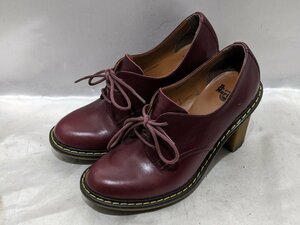 DR. MARTENS ドクターマーチン 3ホール チャンキーヒール ブーティ サイズ：UK3 カラー：チェリーレッド