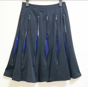 2013年春夏 ジュンヤワタナベコムデギャルソン ジップ使いジャージ素材スカート XSサイズ