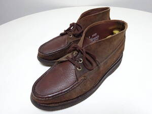 Russell Moccasin ラッセルモカシン　スポーティングクレイチャッカ　ブーツ　シューズ　シングルバンプ　グレインレザー×スエード　9.5D