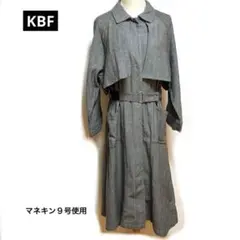 【KBF】ベルト付き ロング トレンチコート　ボリューム オシャレアウター