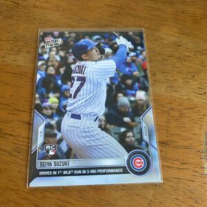 【鈴木誠也】 Topps Now SEIYA SUZUKI 2022年4月9日 カードNo.18 カブス Chicago Cubs BBM EPOCH エポック　9