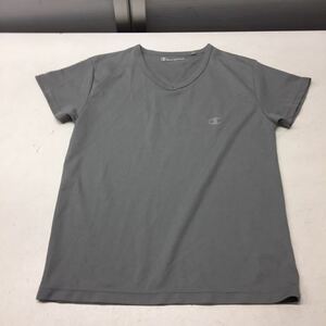 送料無料★champion チャンピオン★Ｖネック 半袖Tシャツ トップス★Mサイズ★グレー#30610sj50