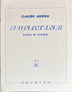 アリュー ソナチネ (フルート+ピアノ)輸入楽譜 Arrieu Sonatine for Flute and Piano 洋書