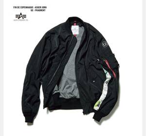 新品 uniform experiment fragment 21SS ASGER JORN ALPHA MA-1 JACKET アルファ フライト ジャケット UE-210000 SOPHNET. 藤原ヒロシ