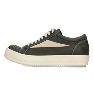 リックオウエンス スニーカー 24AW RU02D6897LWNLVS 7511 サイズ:40 VINTAGE SNEAKSローカットレザースニーカー 新古品 SB01