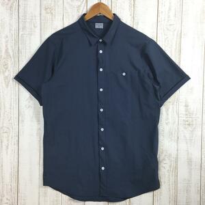 MENs M フーディニ ショートスリーブ シャツ Shortsleeve Shirt HOUDINI 267594 ネイビー系