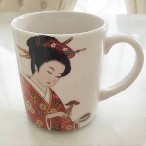 新品☆美濃焼☆湯呑ゆのみ☆浮世絵・寿司、着物☆プレゼント・日本土産