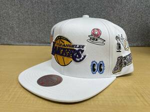 新品ミッチェル&ネスMitchell&Ness HAND DRAWN Snapback LA LakersキャップNBAレイカーズ八村レブロン★N2361