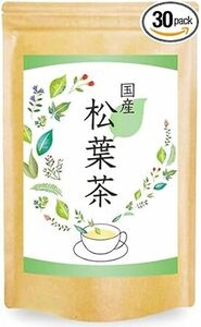 30包 自然のごちそう 松葉茶 国産 ティーバッグ ノンカフェイン 赤松 松の葉茶 まつば茶 (30包