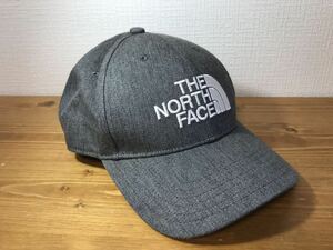 9-76 THE NORTH FACE ザ ノースフェイス 帽子 キャップ グレー フリーサイズ FREE ロゴ刺繍キャップ NN42242 男女兼用 