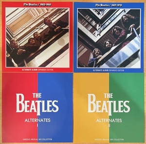 THE BEATLES 赤盤 ＆ 青盤 8CD ALTERNATES I ＆ II 4タイトルセット 1962-1966, 1967-1970