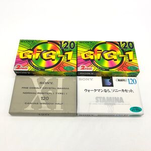 【27265】ＳＯＮＹ ソニー カセットテープ GiG-1 XI C-120X1C まとめ 6本セット ノーマル 120分 経年保管品 未開封品 レターパックプラス