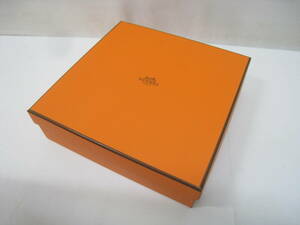 ※箱のみ HERMES エルメス 空箱 小物用 BOX ボックス 外箱 オレンジ サイズ8.5×8.5×5.5cm