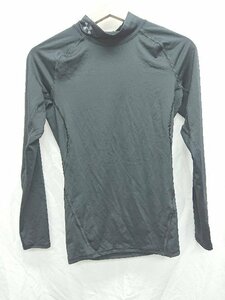 ◇ ΘΦ UNDER ARMOUR ハイネック トレーニング 長袖 コンプレッション シャツ サイズM ブラック メンズ P