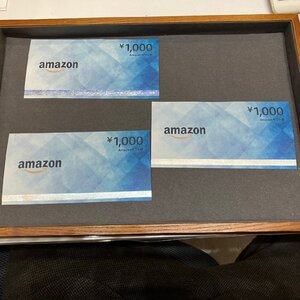 amazon アマゾン ギフト券　1000円×3枚　アマゾンギフト　ty ABC1　