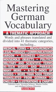 [A11848857]Mastering German Vocabulary: A Thematic Approach (Barron