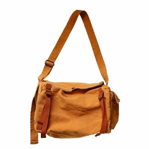 新品 ヴィンテージ キャンバス ショルダー バッグ Canvas Shoulder Bag テラコッタ(レンガ色)