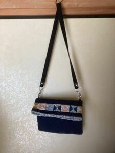 ショルダーバッグ 2WAYタイプ　ハンドメイド