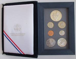 【未使用】米国記念コインセット「WORLD CUP USA 1994 COMMEMORATIVE COINS CERTIFICATE OF AUTHENTICITY / 1994 PRESTIGE SET」