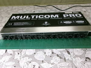 ■MDX4400　BEHRINGER MULTICOM PRO　MDX4400　ベリンガー　INTERACTIVE　QUAD　PROCESSOR　音出し確認済み