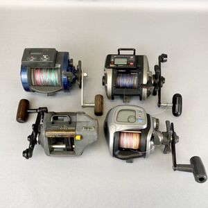 K21OD8 リール 4点 まとめ デジタルカウンター Daiwa ダイワ SHIMANO シマノ リョービ 棚 GS-35 小船2000 ALERT棚XS700 タナセンサーX