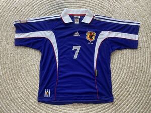 サッカー 日本代表 1999-2000 ホームユニフォーム 中田英寿 正規品