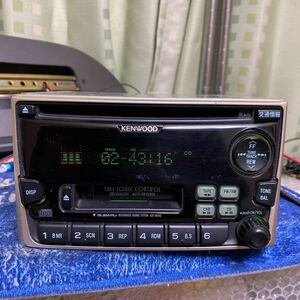 スバル純正　CD/カセット　KENWOOD GX-505G