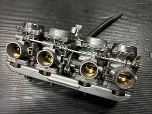 CBX400F キャブレター Dキャブ 再生済み ウェットブラスト バタフライ真鍮打ち替え 1000スタ売り切り 検/純正 NC07 CBX550F CBR400F