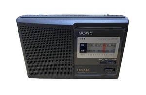 【SONY】 ICF-29 ポータブルラジオ FM/AM/ワイドFM対応