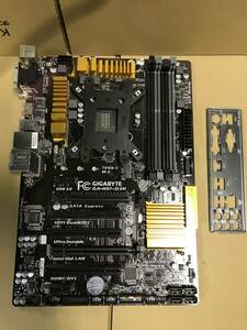 ★中古品 BIOS確認 GIGABYTE GA-H97-D3H LGA1151 ATXマザーボード IOパネル付属★