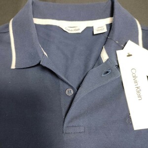 【新品】カルバンクライン ポロシャツ Calvin Klein ブルー M