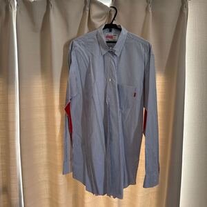 Supreme COMME des GARCONS SHIRT シュプリーム コムデギャルソン 12SS 1ST Gusset Shirt ストライプシャツ XLサイズ