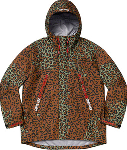 S 国内正規 19AW SUPREME GORE-TEX Taped Seam Jacket シュプリーム ゴアテックス ジャケット 豹柄 19FW レオパード ノースフェイス