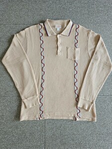 ブッチャープロダクツ 長袖ポロシャツ 42 BUTCHER PRODUCTS アットラストTIMEWORN CLOTHING ATLAST&CO ライダース サマーニット シャツ 