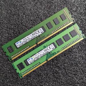 【中古】DDR3メモリ 8GB(4GB2枚組) SAMSUNG [DDR3-1600 PC3-12800]