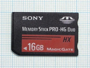 ★SONY メモリースティック PRO-HG Duo １６ＧＢ 中古 ★送料８５円・１８５円