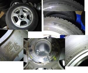 185/70R14 トーヨー　スダッドレス　4本セット　アルミホイール　14×6JJ ET38 100と114　